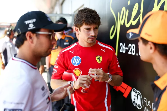 Charles Leclerc, Ferrari, Lando Norris, McLaren, Sergio Perez, Cadillac Racing