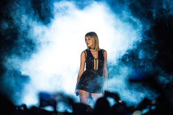 Optreden van zangeres Taylor Swift