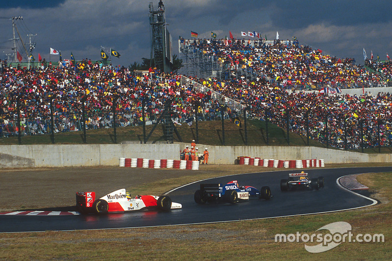 Ayrton Senna vs Eddie Irvine - GP de Japón 1993