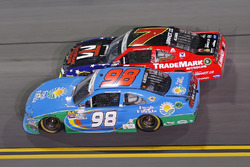 Aric Almirola, Biagi-DenBeste Racing, Ford; Justin Allgaier, JR Motorsports, Chevrolet