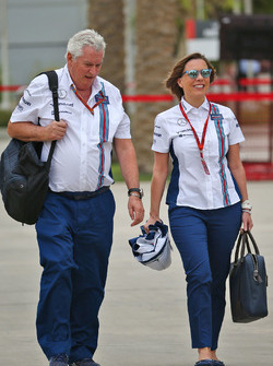 Williams-Technikchef Pat Symonds mit Claire Williams