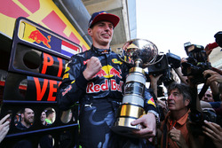 Ganador, Max Verstappen, Red Bull Racing celebra