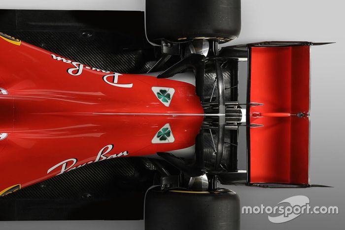 Ferrari SF71H detalle trasero