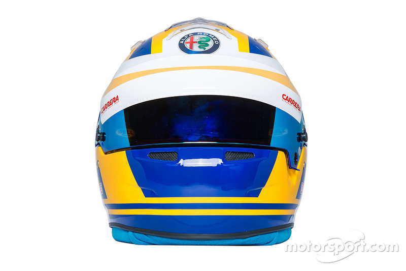 Il casco di Marcus Ericsson, Sauber