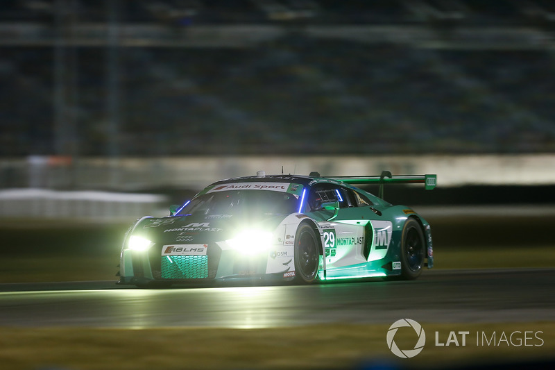 #29 Montaplast by Land-Motorsport Audi R8 LMS GT3, GTD: Christopher Mies, Sheldon van der Linde, Jeffrey Schmidt, Kelvin van der Linde