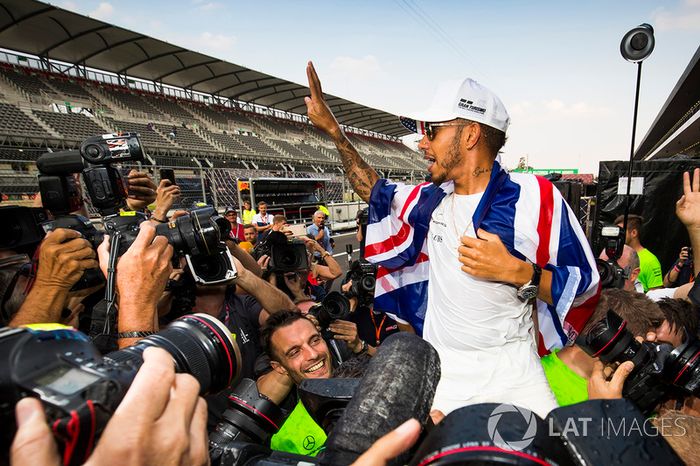 Campeón del mundo 2017 Lewis Hamilton, Mercedes AMG F1
