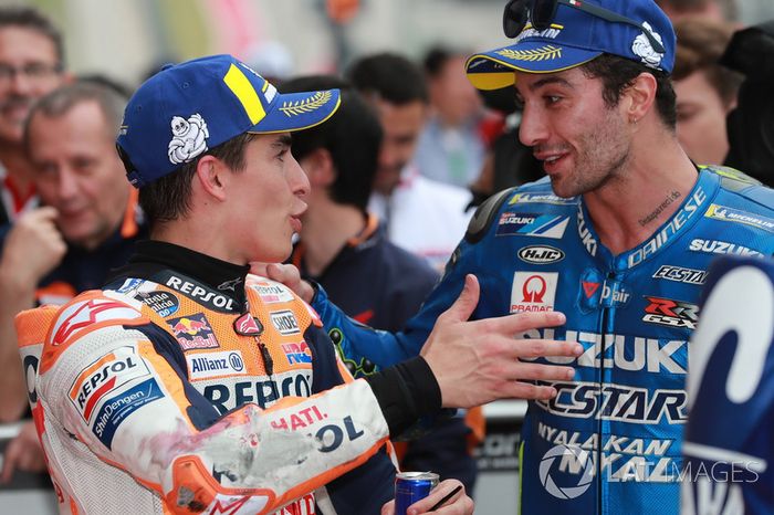 Marc Marquez, Repsol Honda Team, Andrea Iannone, Team Suzuki MotoGP