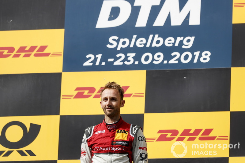 Podium: Race winner René Rast, Audi Sport Team Rosberg