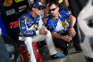 Kevin Harvick, Stewart-Haas Racing, Ford Fusion Busch Beer Throwback and Rodney Childers