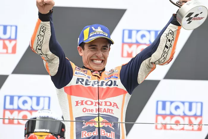 Podio: Ganador Marc Márquez, Repsol Honda Team