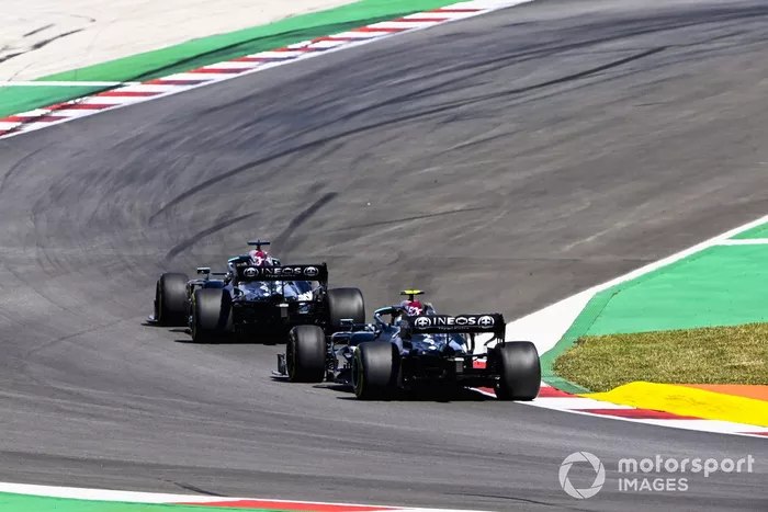 Lewis Hamilton, Mercedes W12, Valtteri Bottas, Mercedes W12