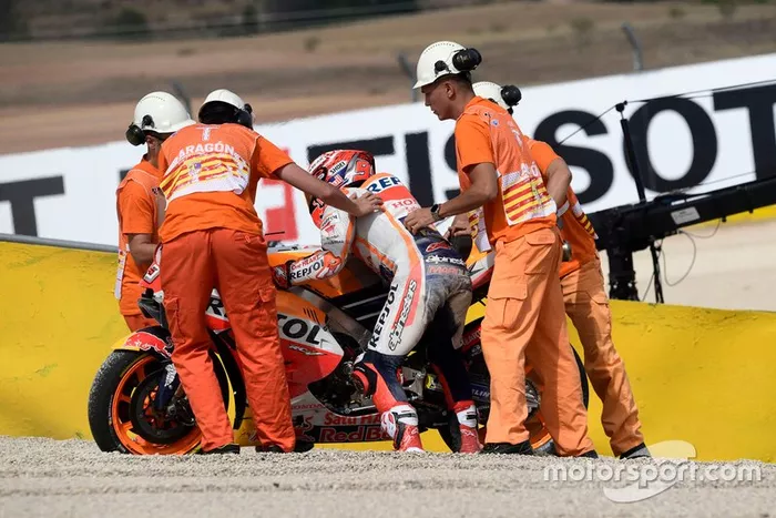 Accidente de Marc Márquez, Repsol Honda Team