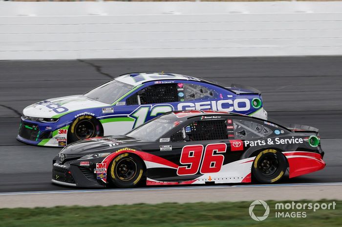 Ty Dillon, Germain Racing, GEICO Chevrolet Camaro, Daniel Suarez, Gaunt Brothers Racing, Genuine Parts & Service Toyota Camry