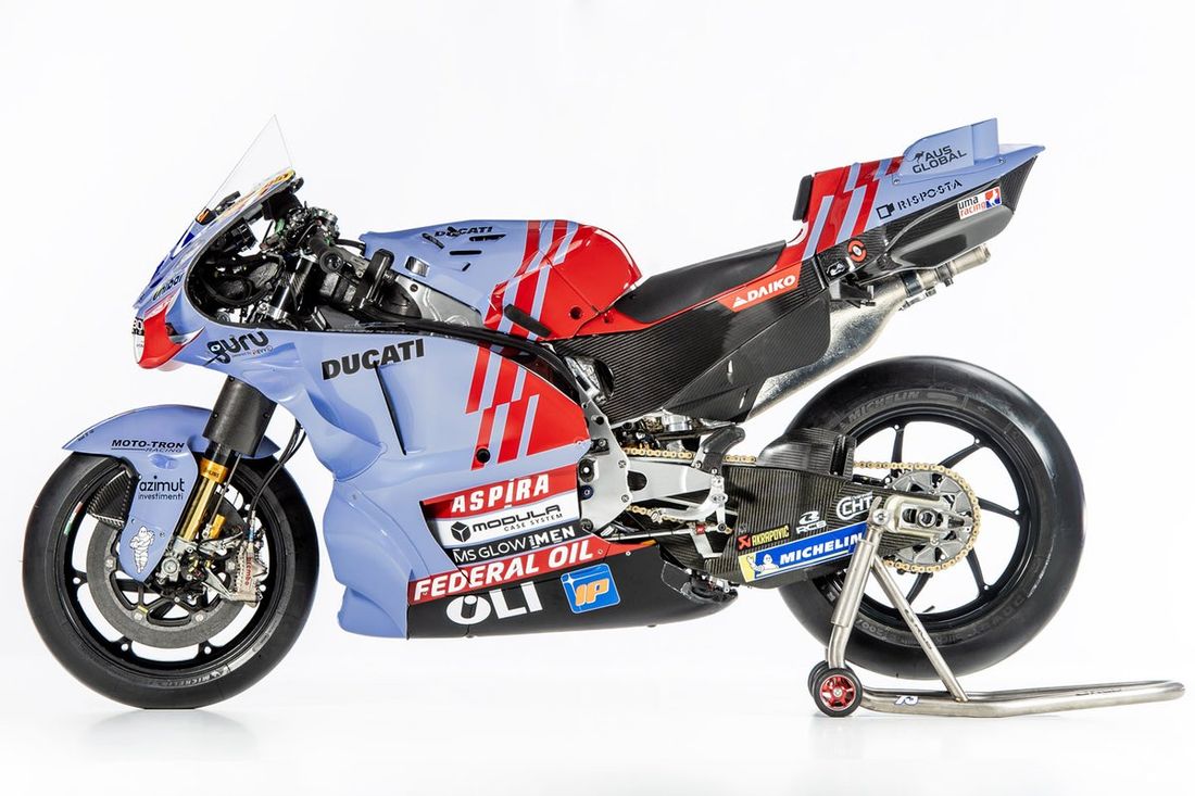 Alex Márquez, decoración de la moto Gresini Racing