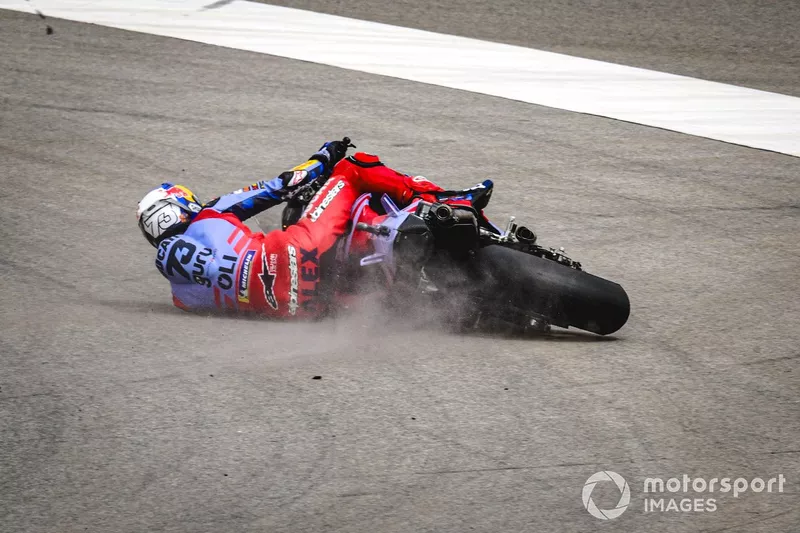 Alex Marquez, incidente Gresini Racing