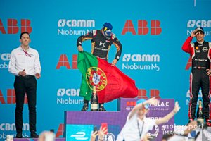 Podio: segundo lugar Antonio Felix da Costa, DS Techeetah