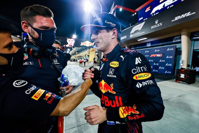 Ganador de la pole position Max Verstappen, Red Bull Racing