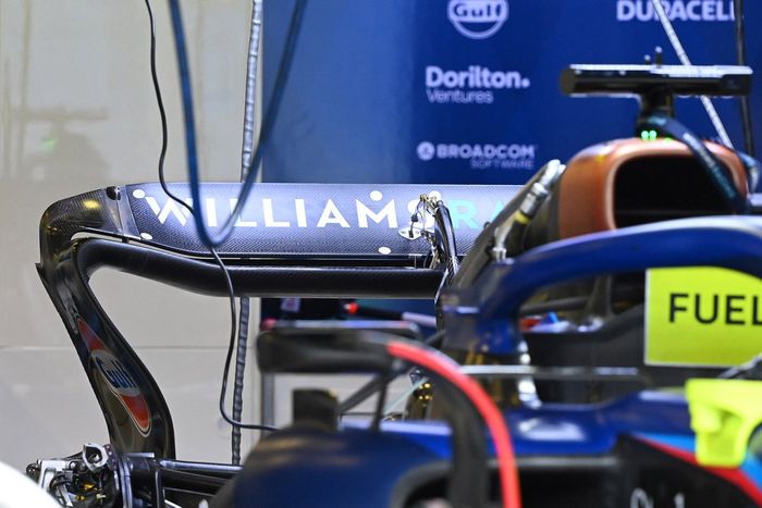 Detalle técnico del Williams FW45