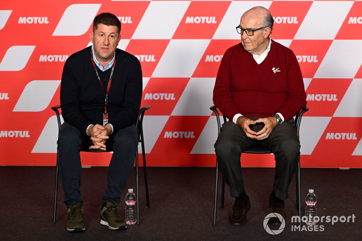 Tomé Alfonso, Carmelo Ezpeleta, CEO Dorna Sports