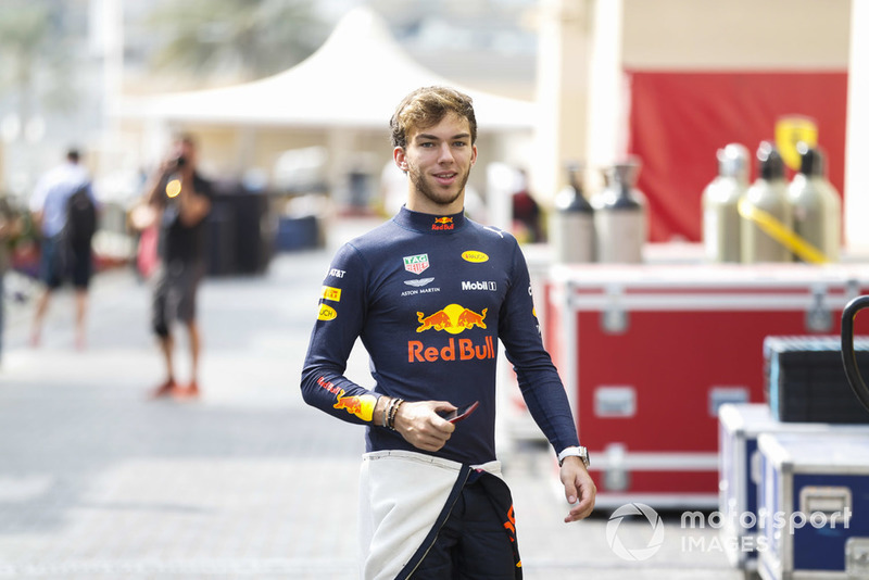 Pierre Gasly, Red Bull Racing, in the paddock