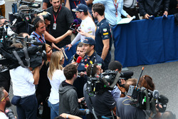 Daniel Ricciardo, Red Bull Racing met de media
