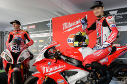 Joshua Brookes, Milwaukee BMW et Karel Abraham, Milwaukee BMW