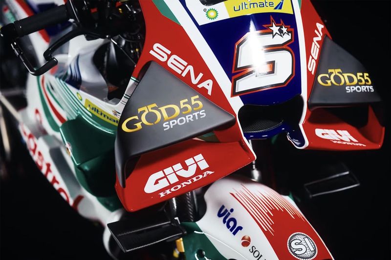 La moto de Johann Zarco, Team LCR Honda