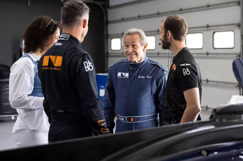 Jacky Ickx, Genesis Magma Racing, Anouck Abadie, Genesis Magma Racing, Andre Lotterer, Genesis Magma Racing