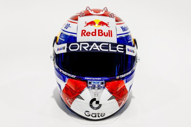 Casque de Max Verstappen, Red Bull Racing  