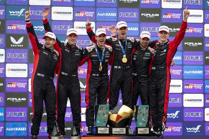 Elfyn Evans, Scott Martin, Toyota Gazoo Racing WRT Toyota GR Yaris Rally1, Sébastien Ogier, Vincent Landais, Toyota Gazoo Racing WRT Toyota GR Yaris Rally1, Sami Pajari, Marko Salminen, Toyota Gazoo Racing WRT Toyota GR Yaris Rally1