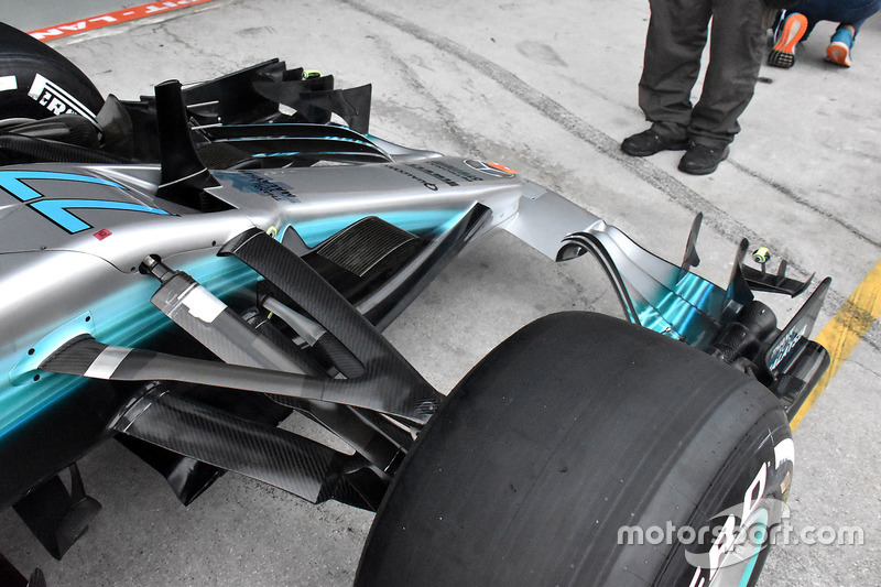 Mercedes AMG F1 W08: Frontflügel