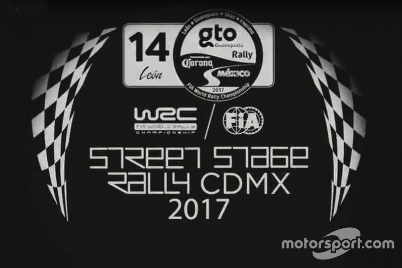 Anuncio de la etapa del WRC en la CDMX