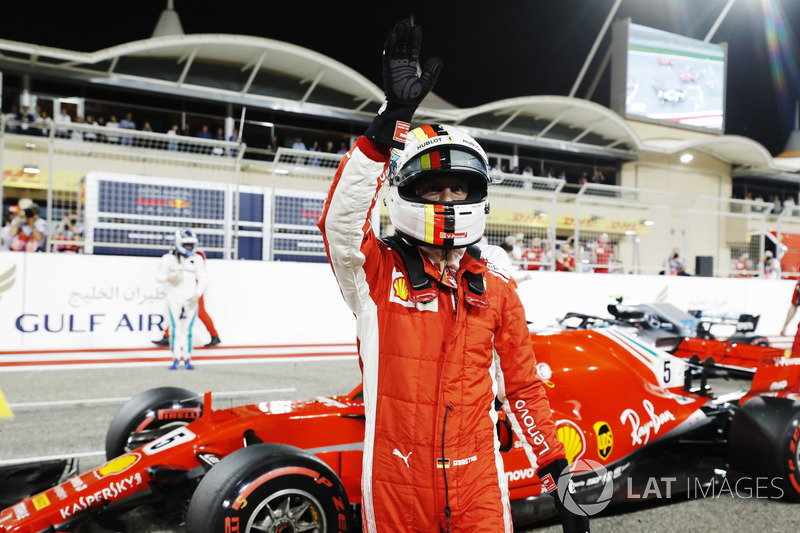 Polesitter Sebastian Vettel, Ferrari SF71H