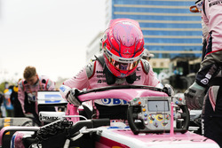 Esteban Ocon, Force India, on the grid