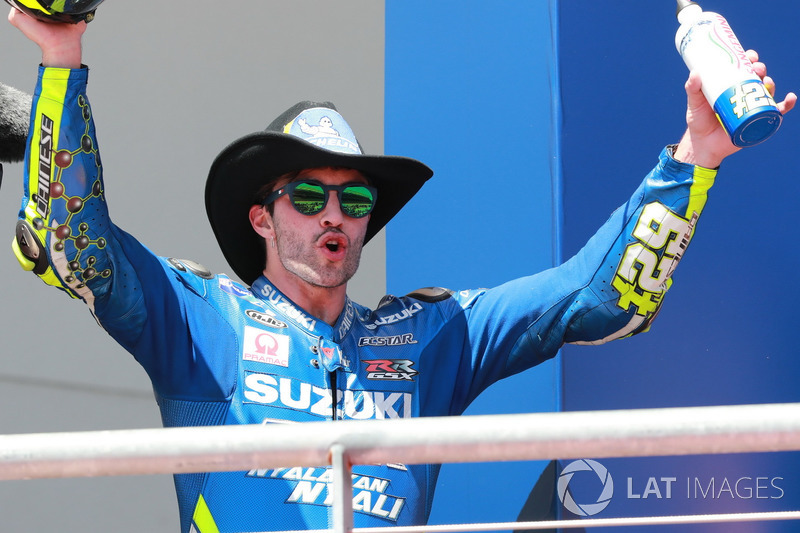 Podium: Andrea Iannone, Team Suzuki MotoGP