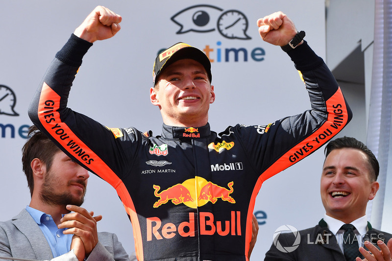 Podyum: Yarış galibi Max Verstappen, Red Bull Racing