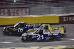 Brett Moffitt, Hattori Racing Enterprises, Toyota Tundra AISIN Group, Johnny Sauter, GMS Racing, Chevrolet Silverado Allegiant Airlines, Cody Coughlin, GMS Racing, Chevrolet Silverado Jeg's.com