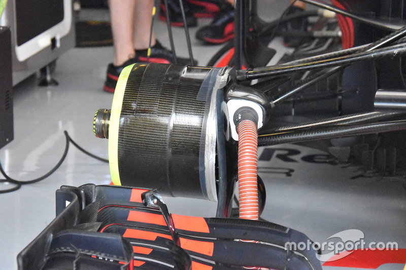 Red Bull Racing RB14 front brake detail