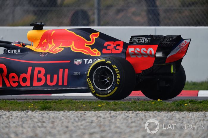 Max Verstappen, Red Bull Racing RB14 gira