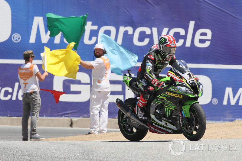 Jonathan Rea, Kawasaki Racing, festeggia