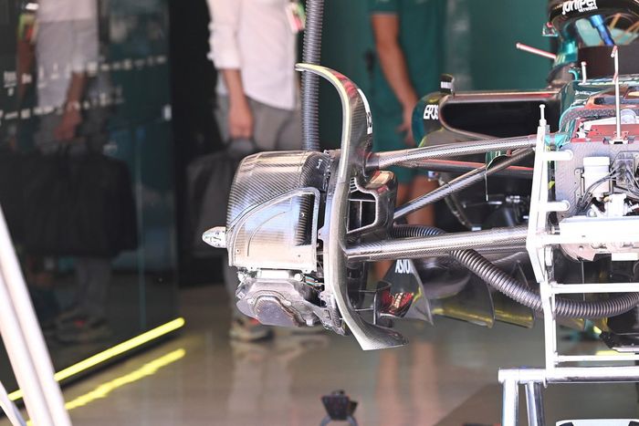 Aston Martin AMR23 detalles técnicos