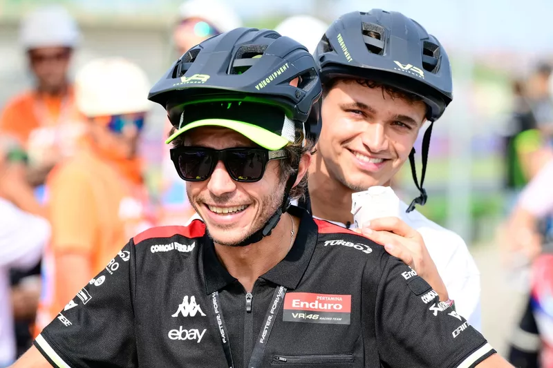 Valentino Rossi, Lando Norris