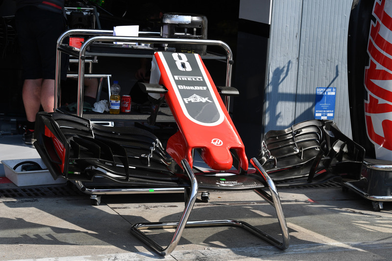 Haas F1 Team VF-18 nose and front wing