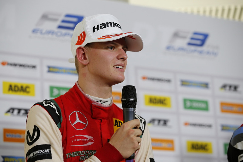 Press conference, Mick Schumacher, PREMA Theodore Racing Dallara F317 - Mercedes-Benz