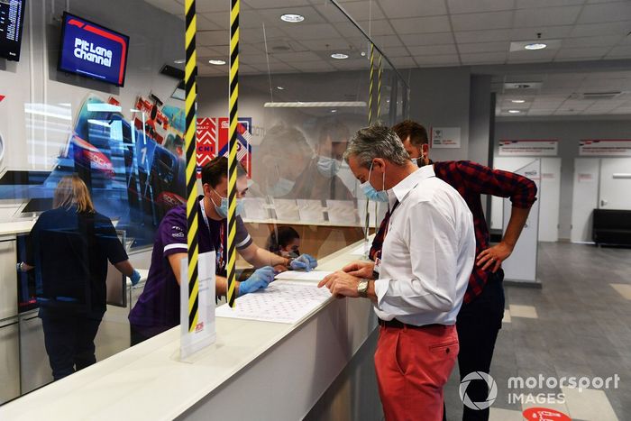 Entrada a la sala de prensa de Sochi