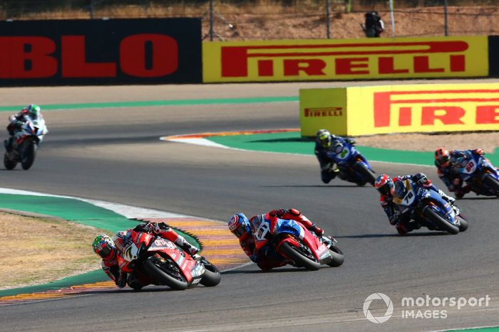 Chaz Davies, ARUBA.IT Racing Ducati, Leon Haslam, Team HRC