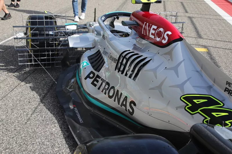 Mercedes W13 detail