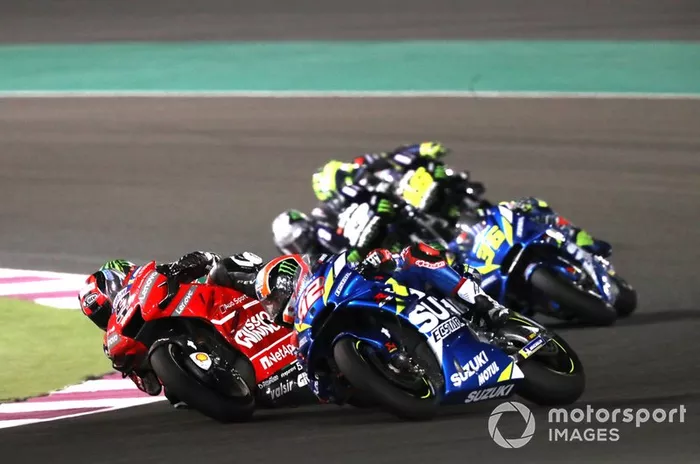 Danilo Petrucci, Ducati Team, Alex Rins, Team Suzuki MotoGP