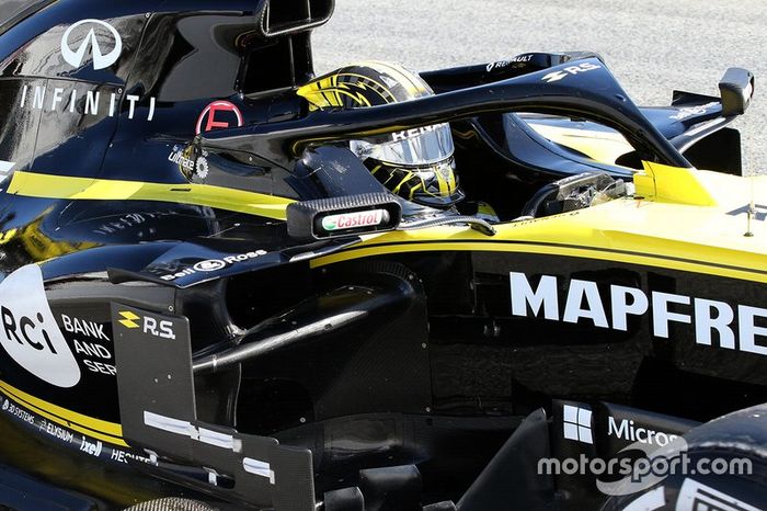 Detalle de los espejos del Renault 