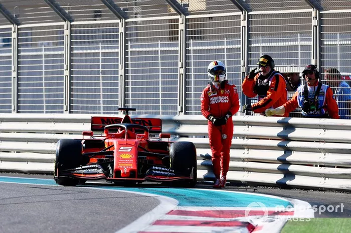 Incidente di Sebastian Vettel, Ferrari SF90